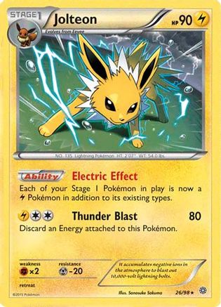 Jolteon (Cosmos Holo) 026/98  - Holofoil - Promo