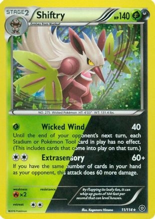 Shiftry (Cosmos Holo) 011/114  - Holofoil - Promo