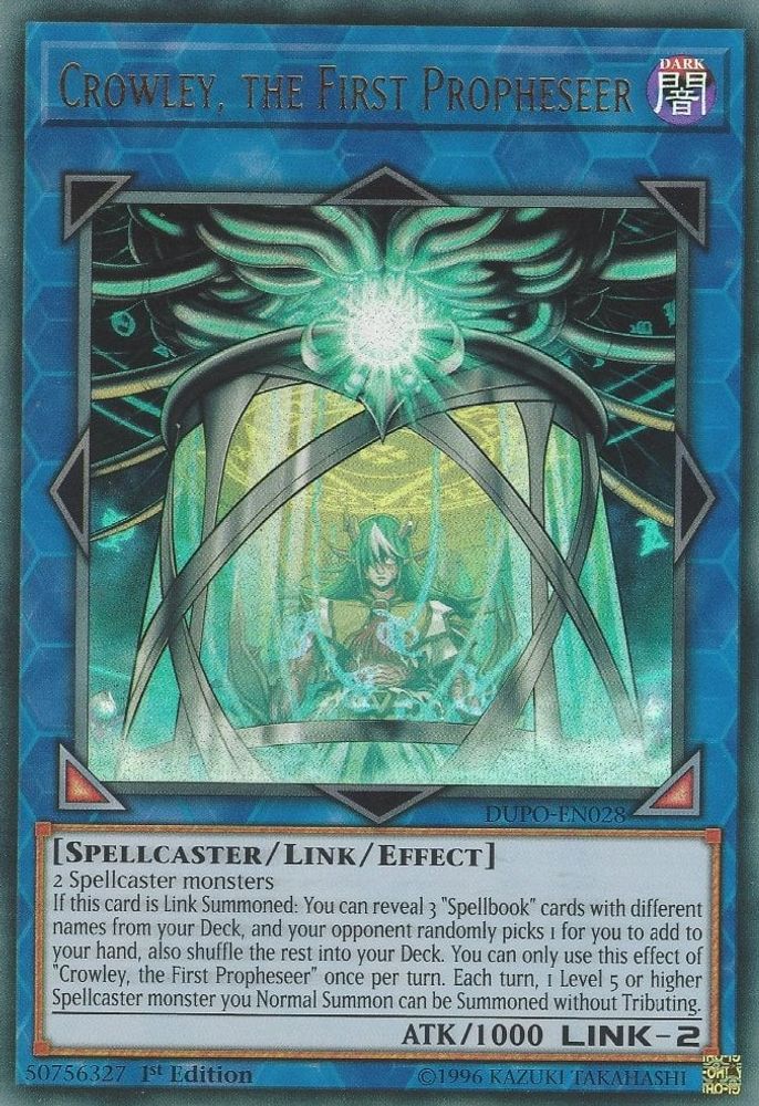 Crowley, the First Propheseer (DUPO-EN028) - Ultra Rare