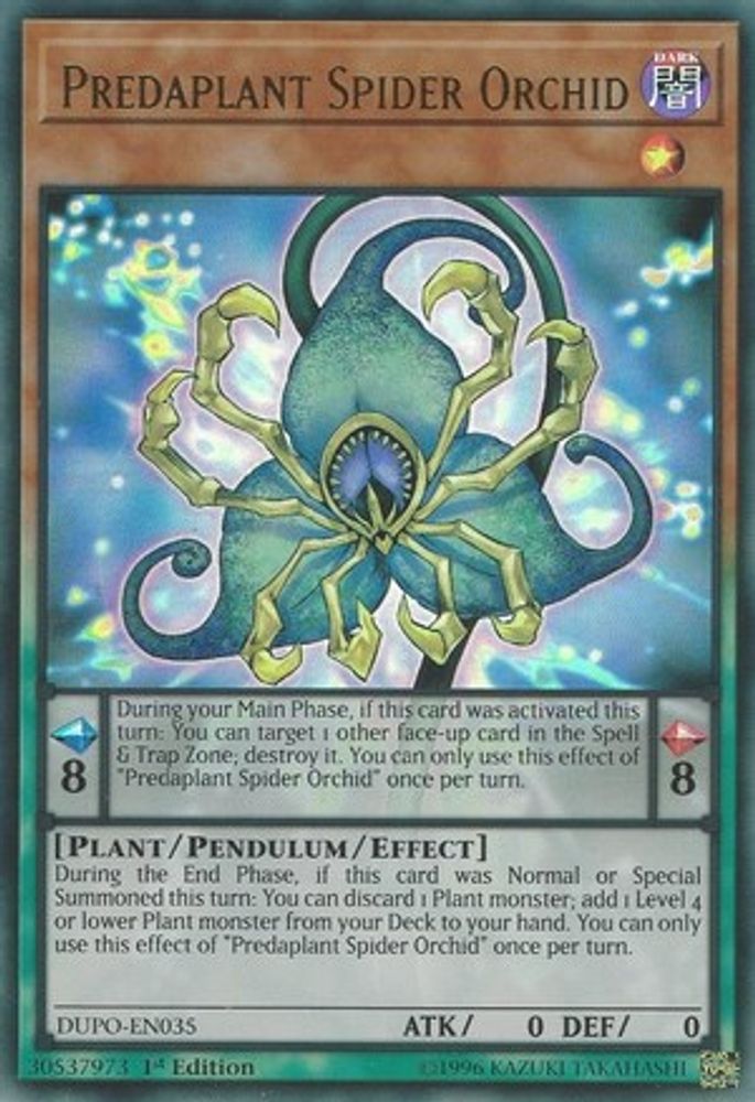 Predaplant Spider Orchid (DUPO-EN035) - Ultra Rare
