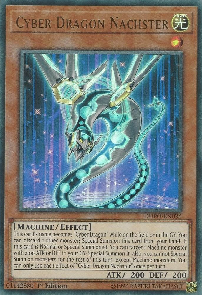 Cyber Dragon Nachster (DUPO-EN036) - Ultra Rare
