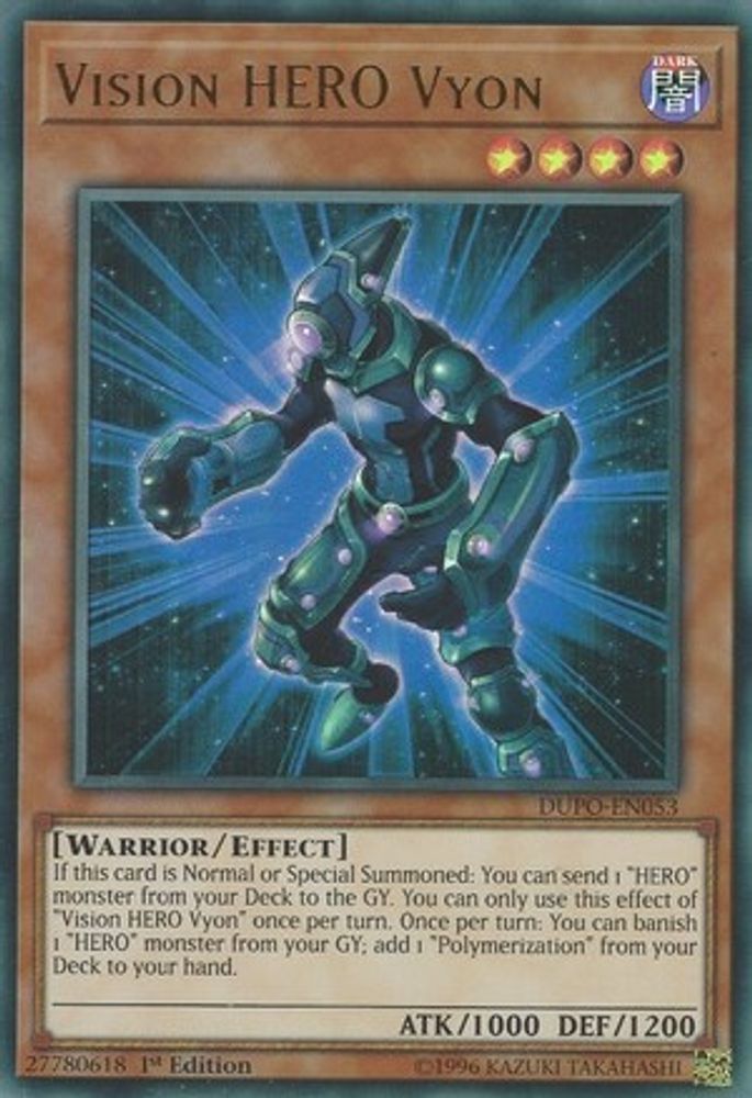 Vision HERO Vyon (DUPO-EN053) - Ultra Rare