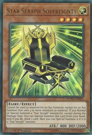 Star Seraph Sovereignty [DUPO-EN061] Ultra Rare