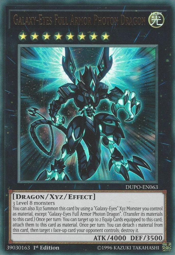 Galaxy-Eyes Full Armor Photon Dragon (DUPO-EN063) - Ultra Rare