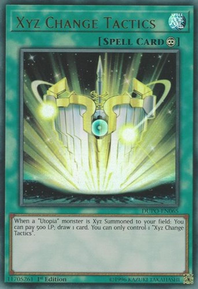 Xyz Change Tactics (DUPO-EN065) - Ultra Rare