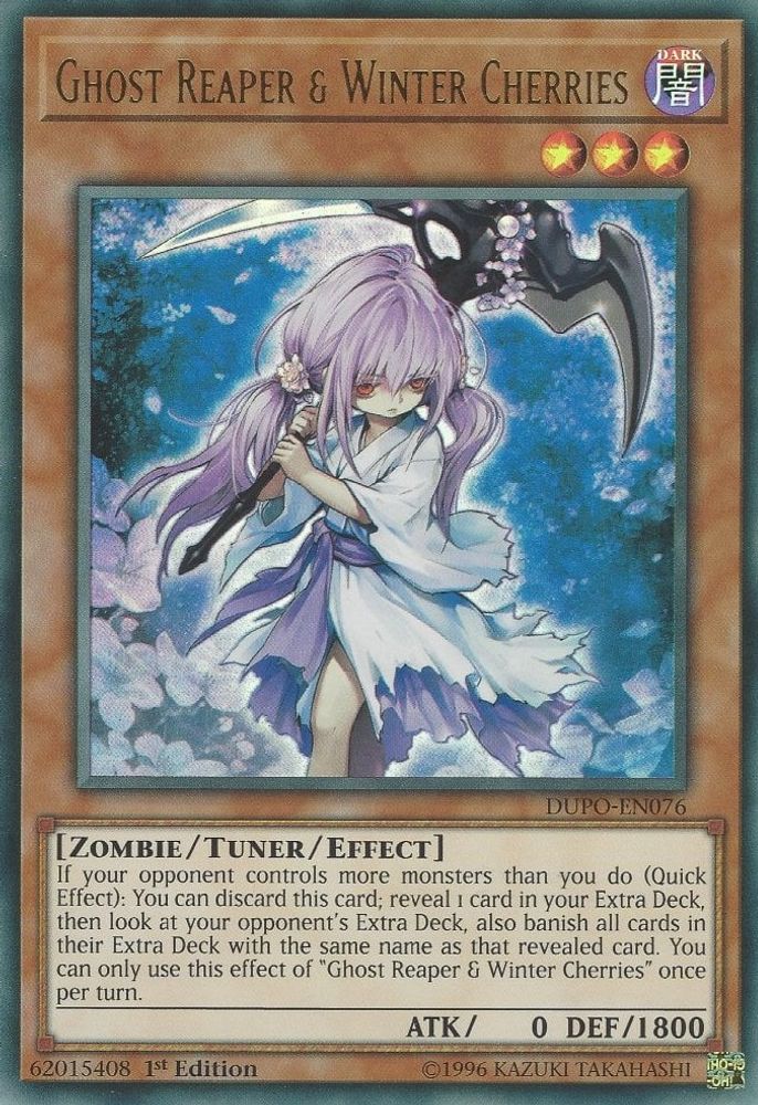 Ghost Reaper & Winter Cherries (DUPO-EN076) - Ultra Rare