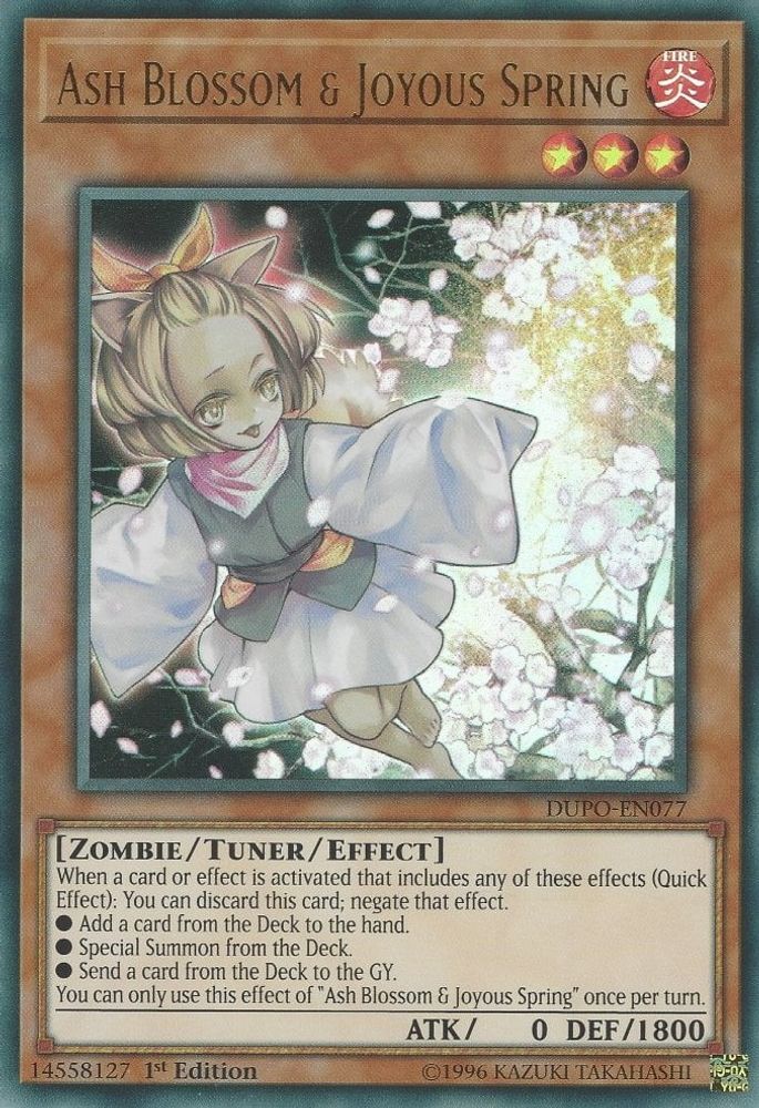 Ash Blossom & Joyous Spring (DUPO-EN077) - Ultra Rare