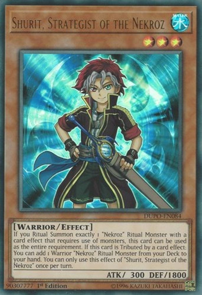 Shurit, Strategist of the Nekroz (DUPO-EN084) - Ultra Rare