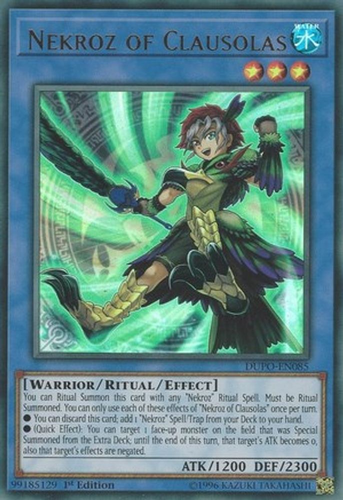 Nekroz of Clausolas (DUPO-EN085) - Ultra Rare