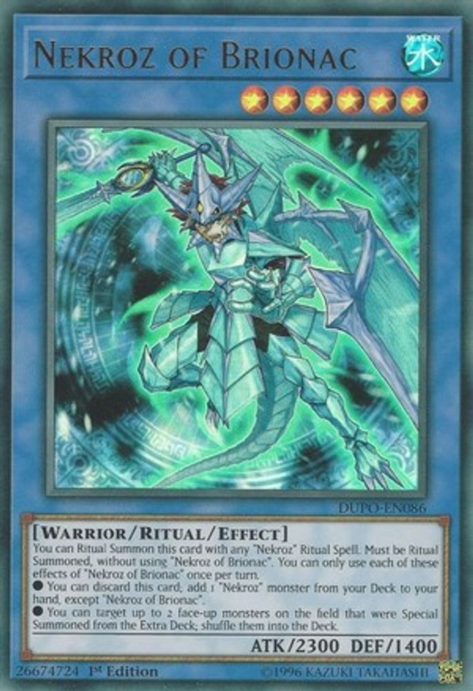 Nekroz of Brionac (DUPO-EN086) - Ultra Rare