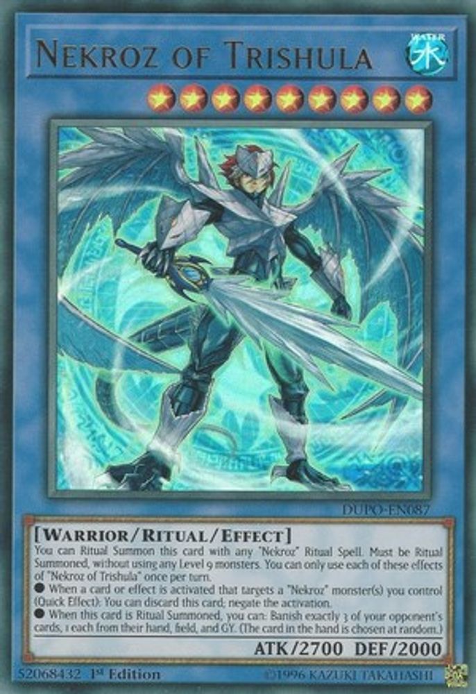 Nekroz of Trishula (DUPO-EN087) - Ultra Rare