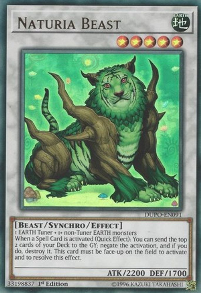 Naturia Beast (DUPO-EN091) - Ultra Rare