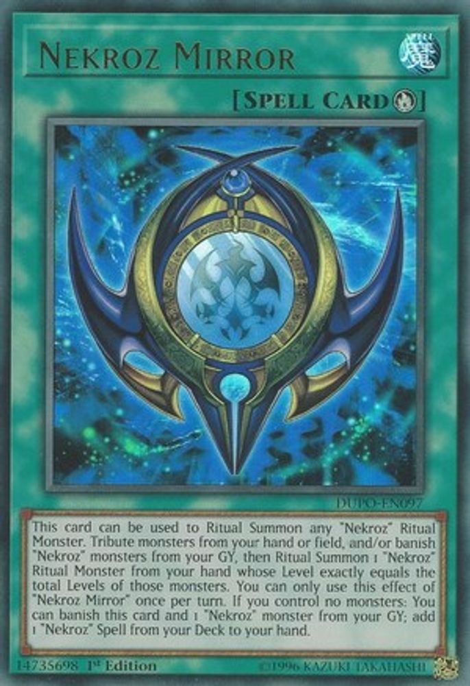 Nekroz Mirror (DUPO-EN097) - Ultra Rare