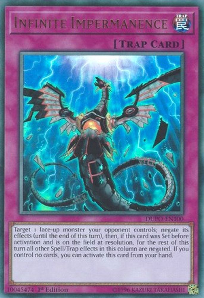 Impermanence infinie [DUPO-EN100] Ultra Rare 