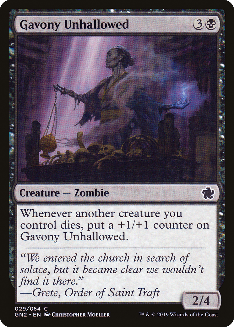 Gavony Unhallowed [Soirée de jeux 2019] 