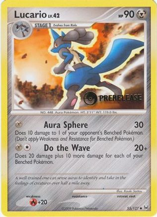 Lucario - 53/127 (Prerelease)/127  - Promo