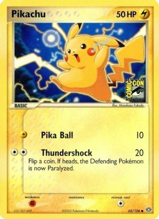 Pikachu (SDCC 2005) 060/106  - Promo