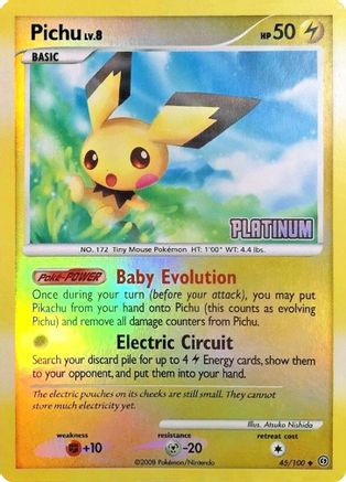 Pichu 045/106  - Reverse Holofoil - Promo