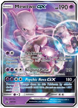 Mewtwo GX SM196  - Holofoil - Promo