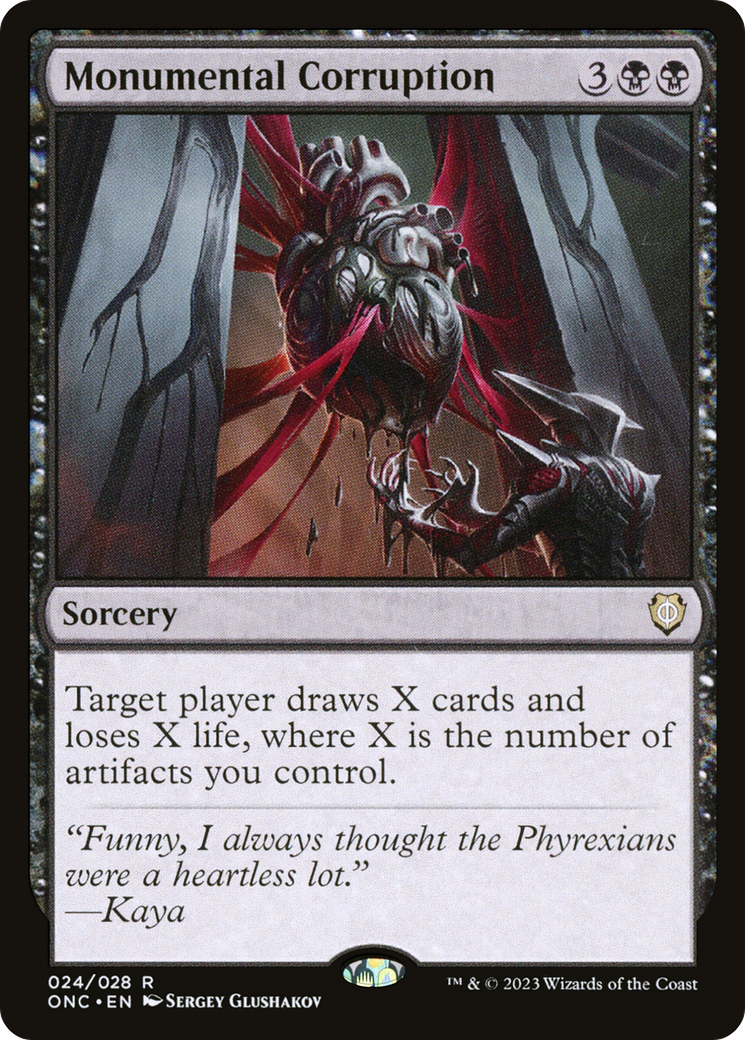 Corruption monumentale [Phyrexia : Tous seront un seul commandant] 