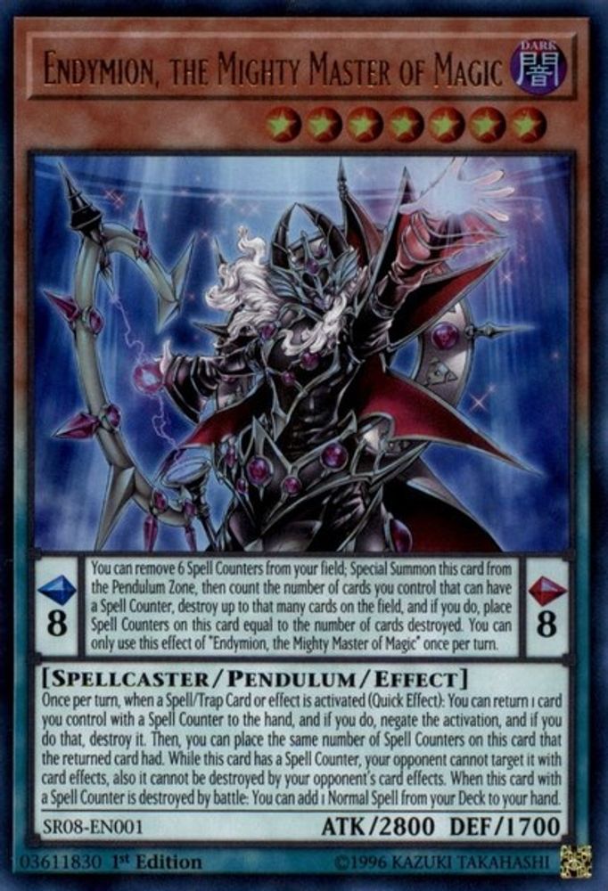 Endymion, the Mighty Master of Magic (SR08-EN001) - Ultra Rare