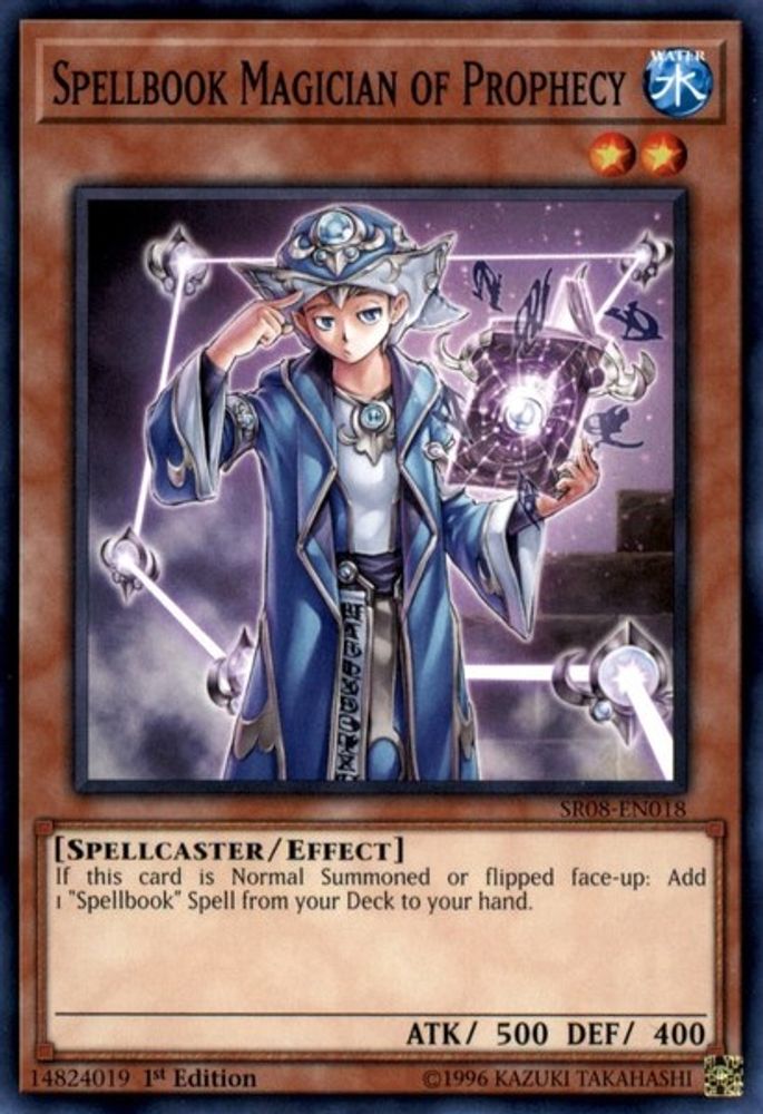 Magicien du livre de sorts de la prophétie [SR08-EN018] Commun 