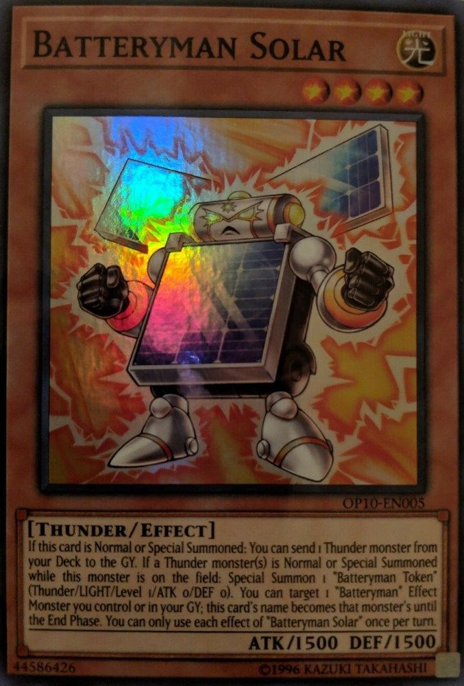 Batteryman Solar (OP10-EN005) - Super Rare