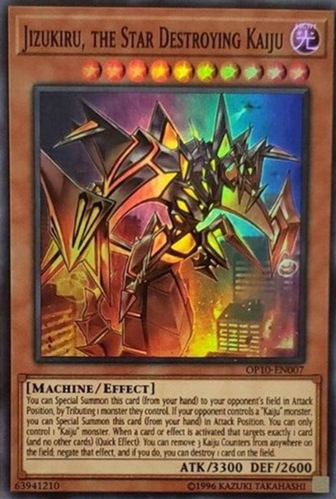 Jizukiru, l'étoile détruisant Kaiju [OP10-EN007] Super Rare 