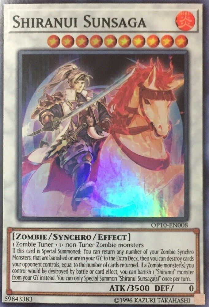 Shiranui Sunsaga [OP10-EN008] Super Rare 
