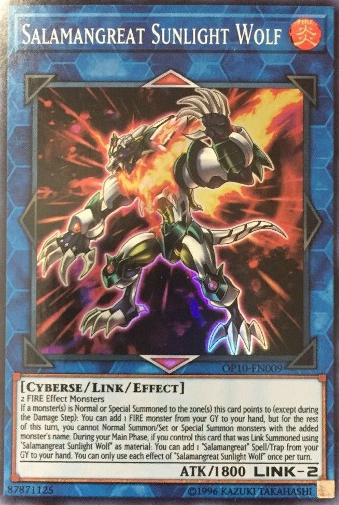 Salamangreat Sunlight Wolf (OP10-EN009) - Super Rare