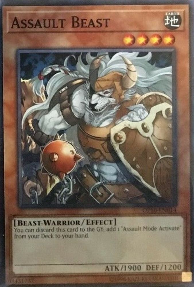 Assault Beast (OP10-EN014) - Common