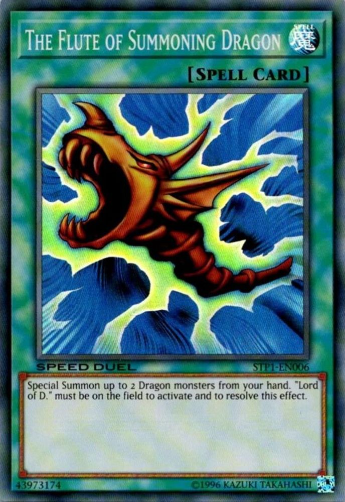 La Flûte d'Invocation du Dragon [STP1-EN006] Super Rare 