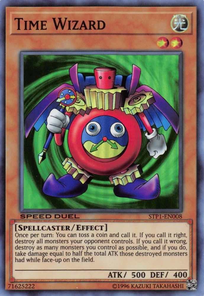 Time Wizard (STP1-EN008) - Super Rare