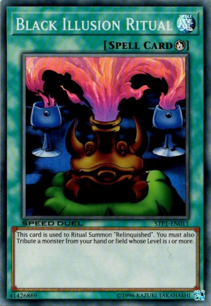 Black Illusion Ritual (STP1-EN011) - Super Rare