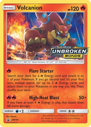Volcanion - SM179 (Prerelease)  - Holofoil - Promo
