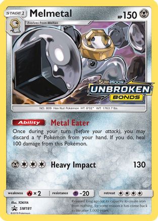 Melmetal (Prerelease) SM181  - Holofoil - Promo