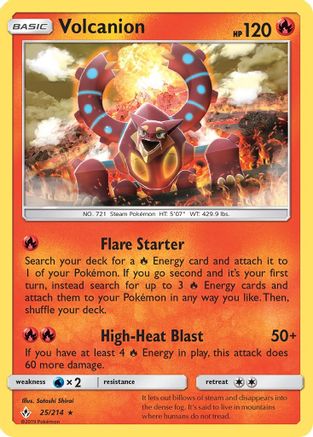 Volcanion 025  - Holofoil - Holo Rare