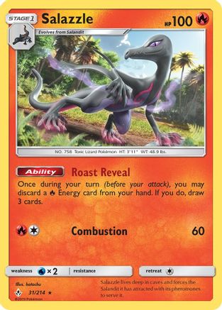 Salazzle 031  - Rare