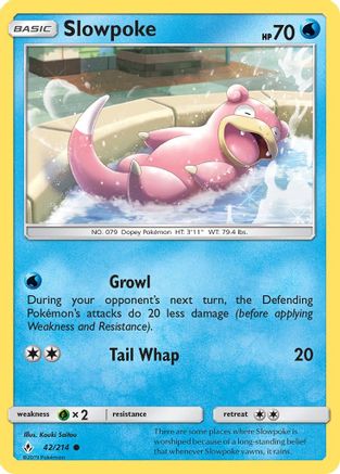 Slowpoke 042  - Common