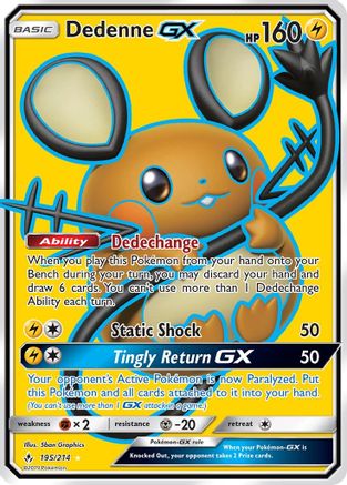 Dedenne GX (Full Art)  - Holofoil - Ultra Rare