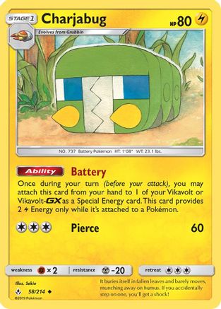 Charjabug/214  - Uncommon