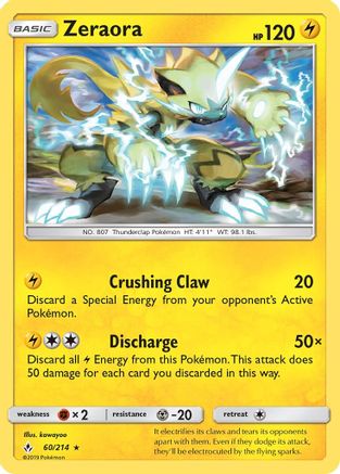 Zeraora 060/214  - Rare