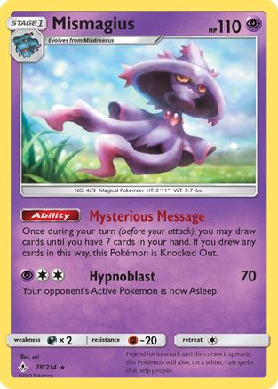 Mismagius 078/214  - Rare