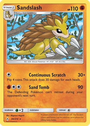 Sandslash  - Rare