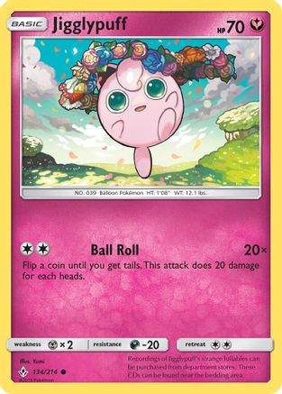 Jigglypuff 134  - Common
