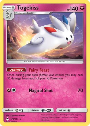 Togekiss 138  - Holofoil - Holo Rare