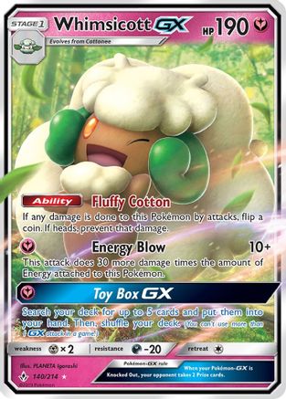 Whimsicott GX 140  - Holofoil - Ultra Rare