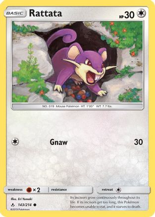 Rattata 143  - Common