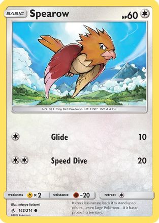 Spearow 145  - Common
