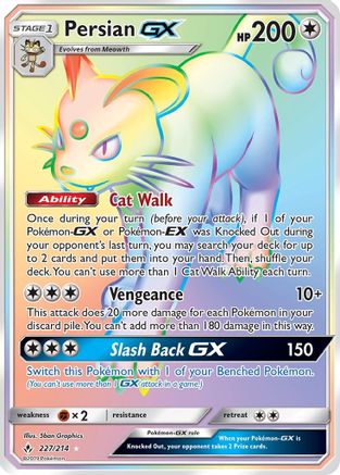 Persian GX (Secret)  - Holofoil - Secret Rare